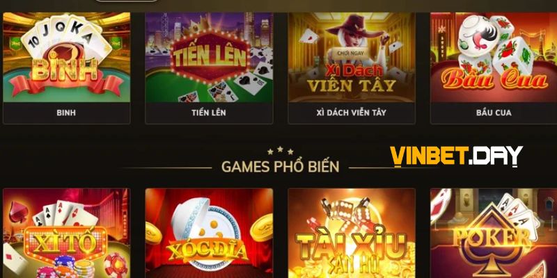 Đăng nhập Vinbet chơi game thỏa thích